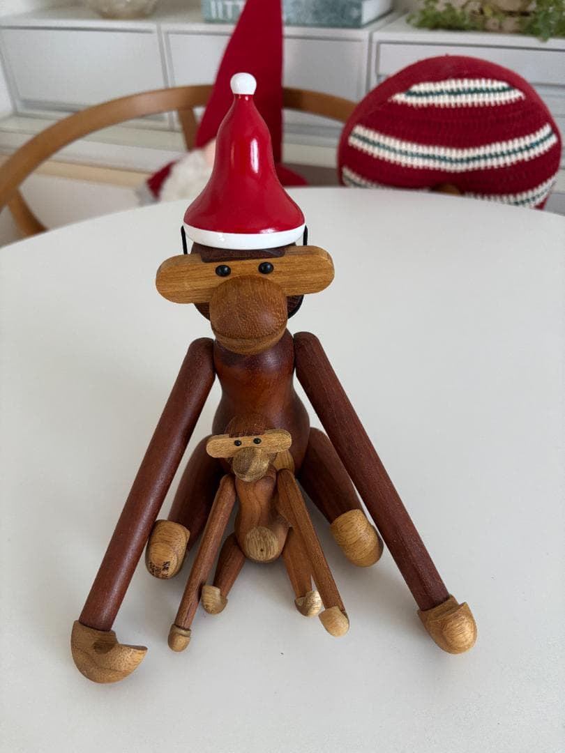 Kay Bojesen カイボイスン モンキー 2匹と帽子 正規品（美品）