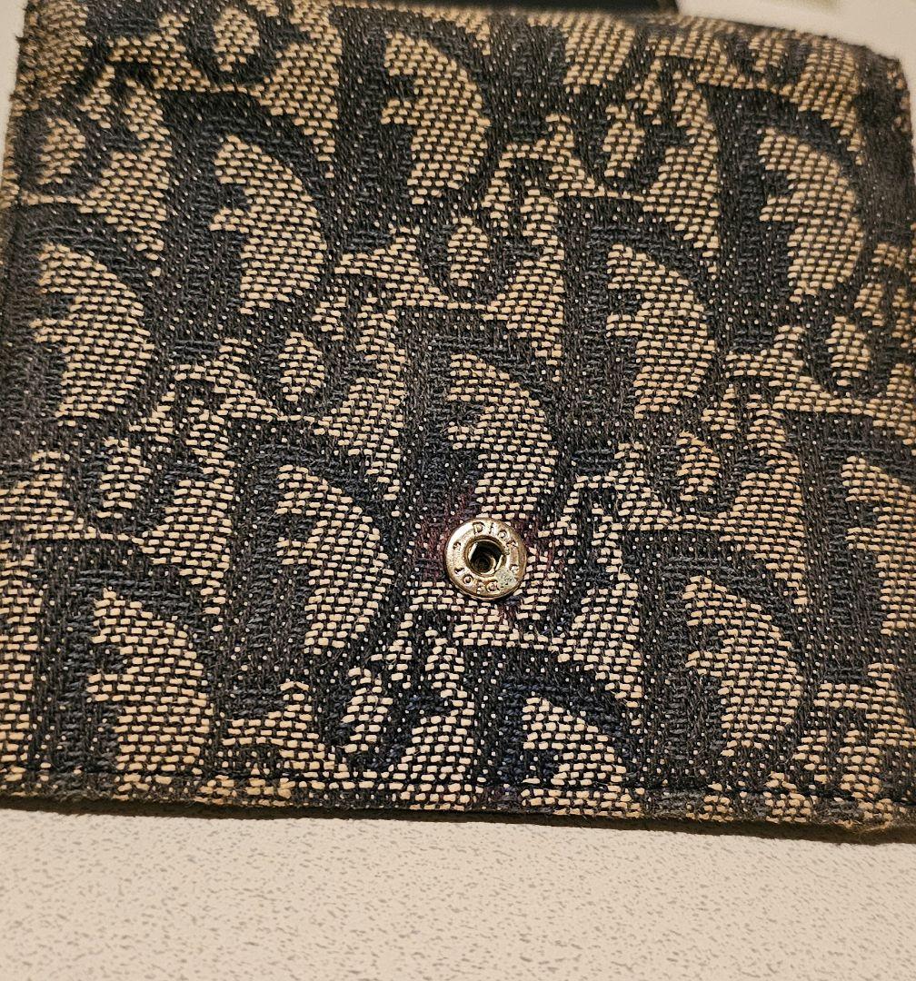 Dior　ディオール　トロッター柄　3つ折り 財布