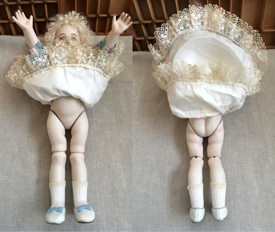 ビスクドール (1118-43br) サイズ 約43cm 作家様モノです。