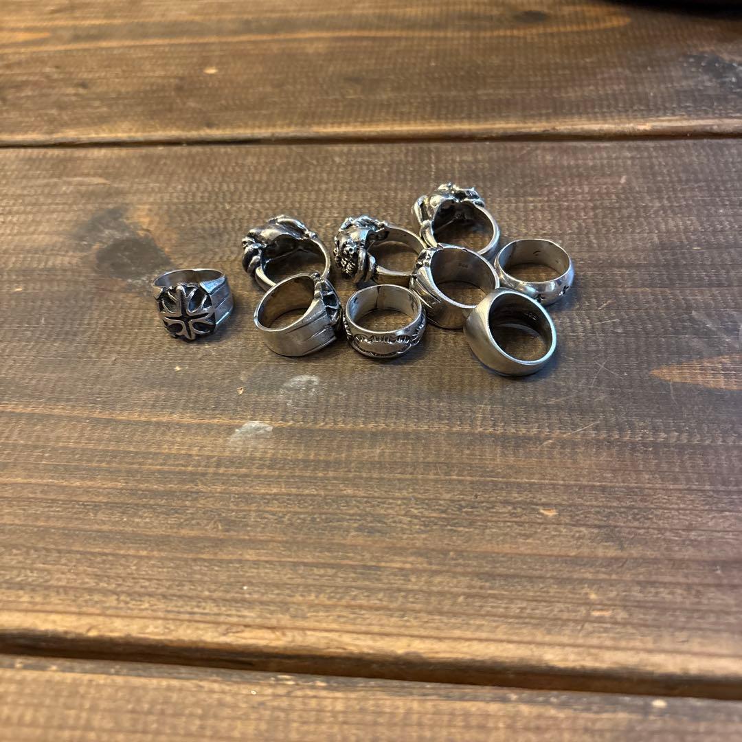 C*e様 シルバーリング9個セット115.6g