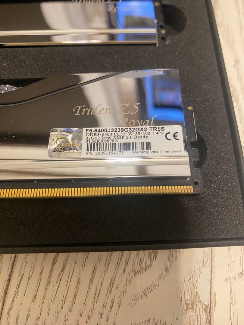 メモリー G.SKILL Trident Z5  DDR5-6400 64GB