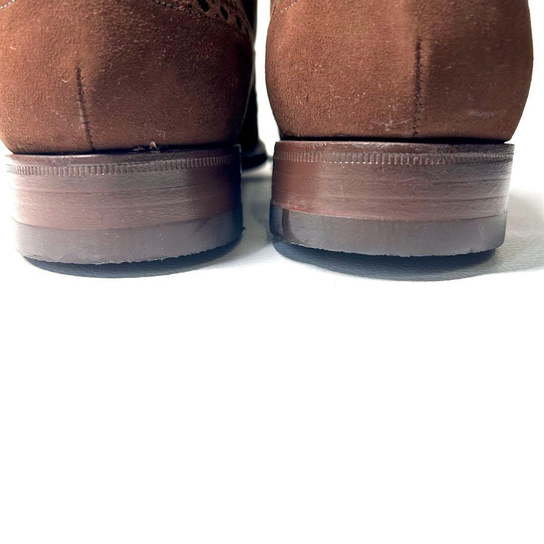 【デッドストック】チャーチ スエードウイングチップ バックUK7 1/2