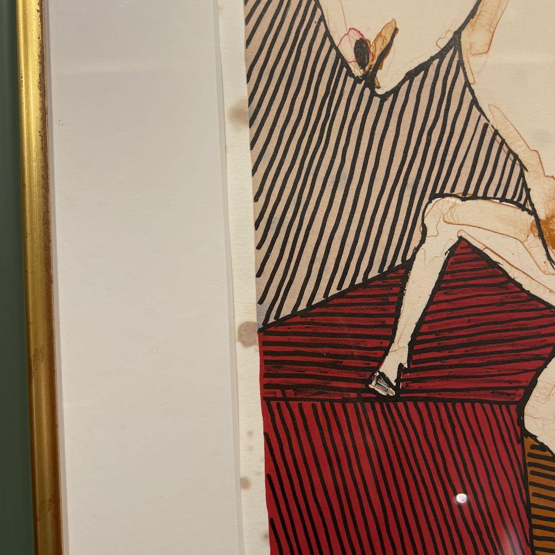 池田満寿夫 【白い牛】 リトグラフ 直筆サイン　エディッション94/150