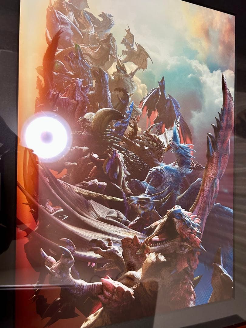 カプコン公式 「モンスターハンター」シリーズ20周年記念 額装アート