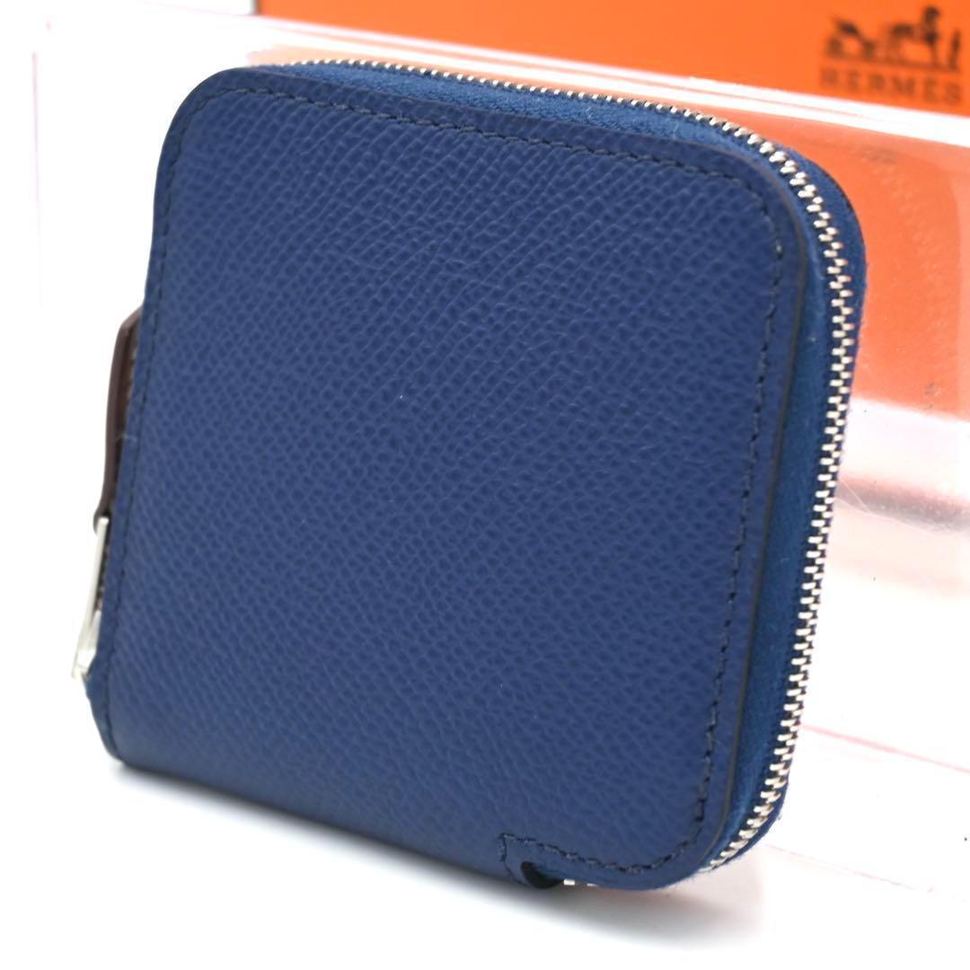 エルメス HERMES アザップミニ アザップコンパクト ネイビー ケース