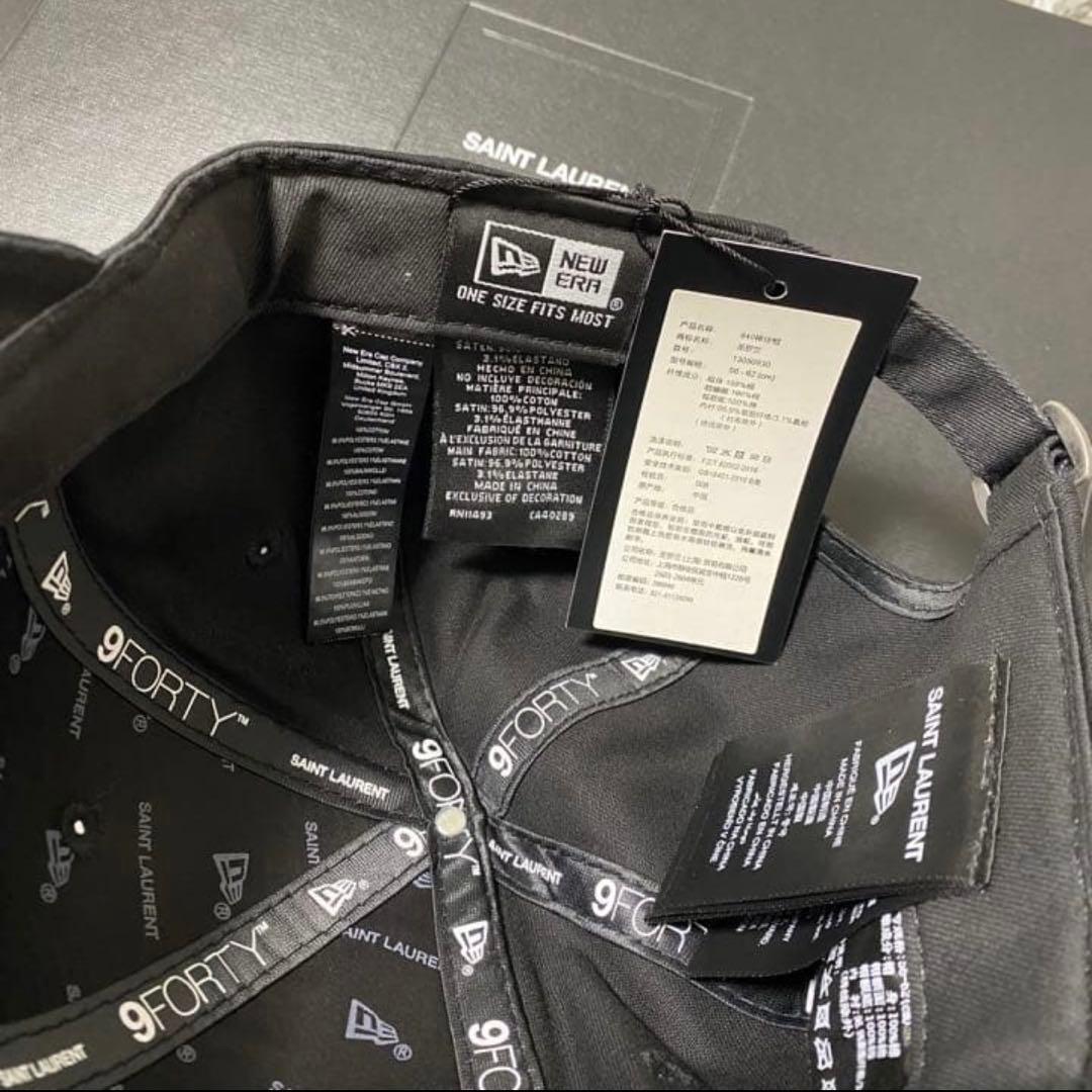 サンローラン ニューエラ コラボ キャップ 帽子 日本未入荷 レア