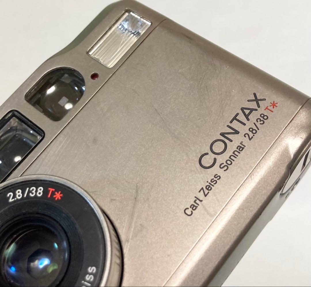 【完動品】CONTAX T2 Sonnar 2.8/38 T* チタンクローム