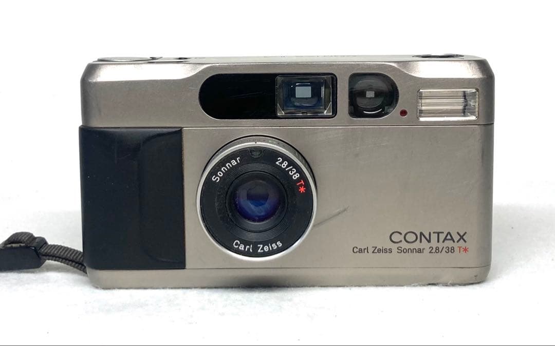 【完動品】CONTAX T2 Sonnar 2.8/38 T* チタンクローム