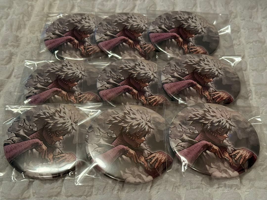 ヒロアカ 原画展 缶バッジ 荼毘