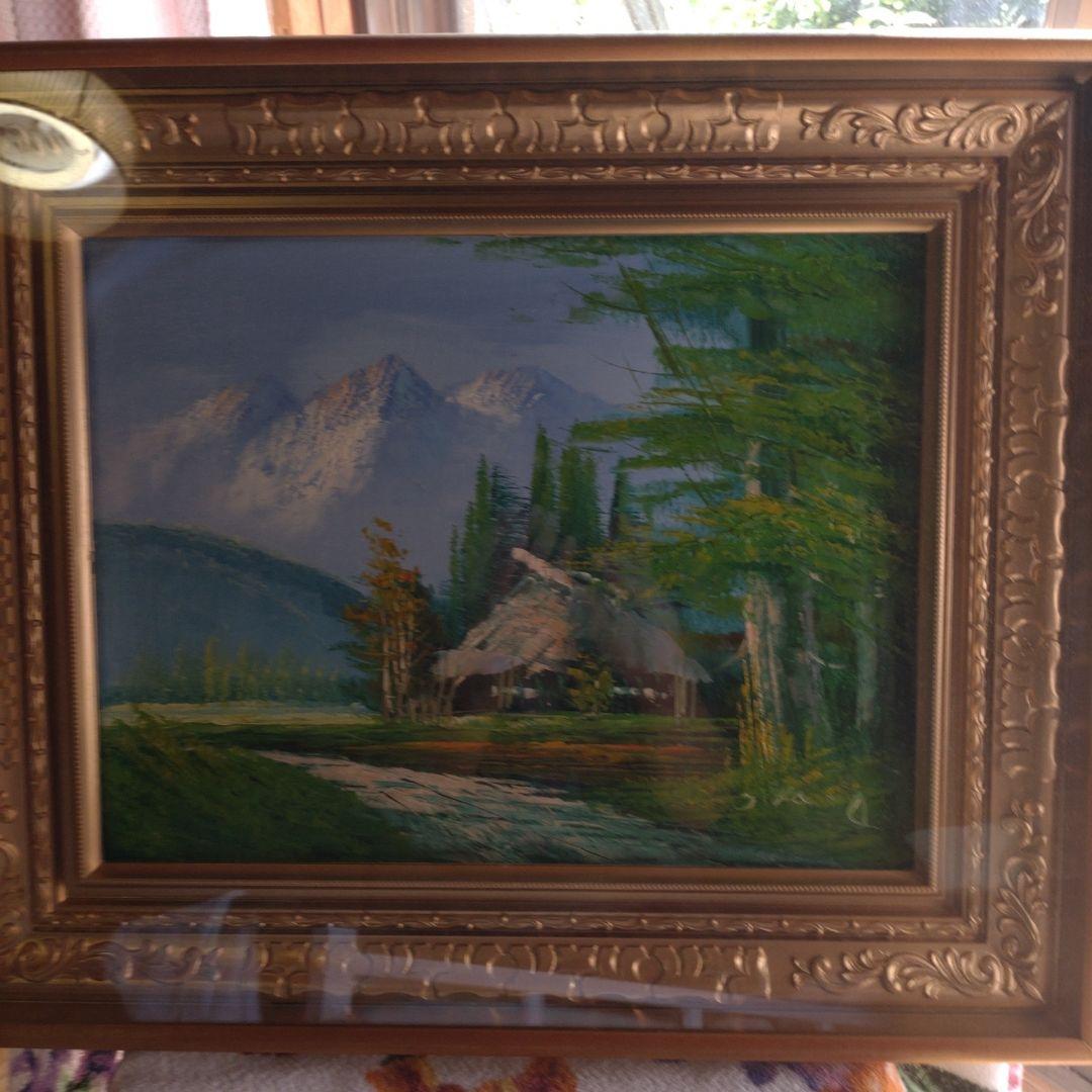 油絵　作者不明