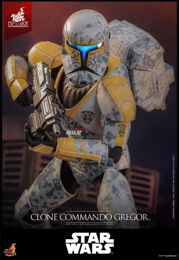ホットトイズ1/6スター・ウォーズ クローン・コマンドー・グレガー TMS155