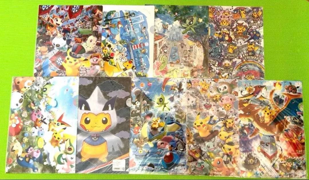 【絶版】　ポケモン　クリアファイル　ポンチョ　シンガポール限定　ポケモンセンター