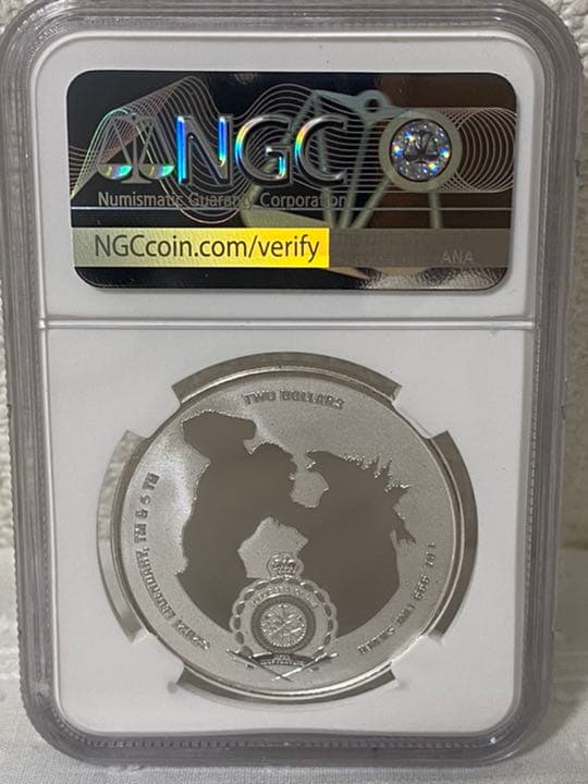 toru　準最高鑑定　ニウエ　ゴジラVSコング　ゴジラバージョン　銀貨