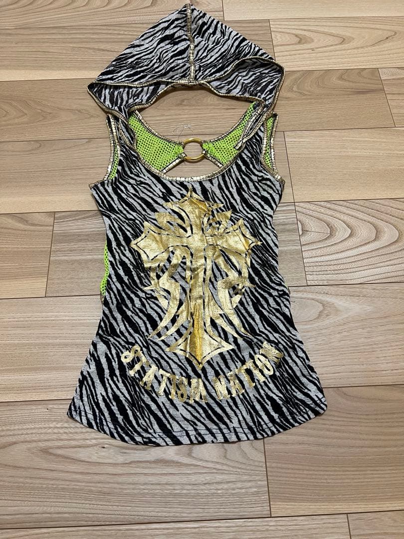 値下　d.i.a ダイヤ トップス ゼブラ　y2k 平成ギャル 希少　正規品