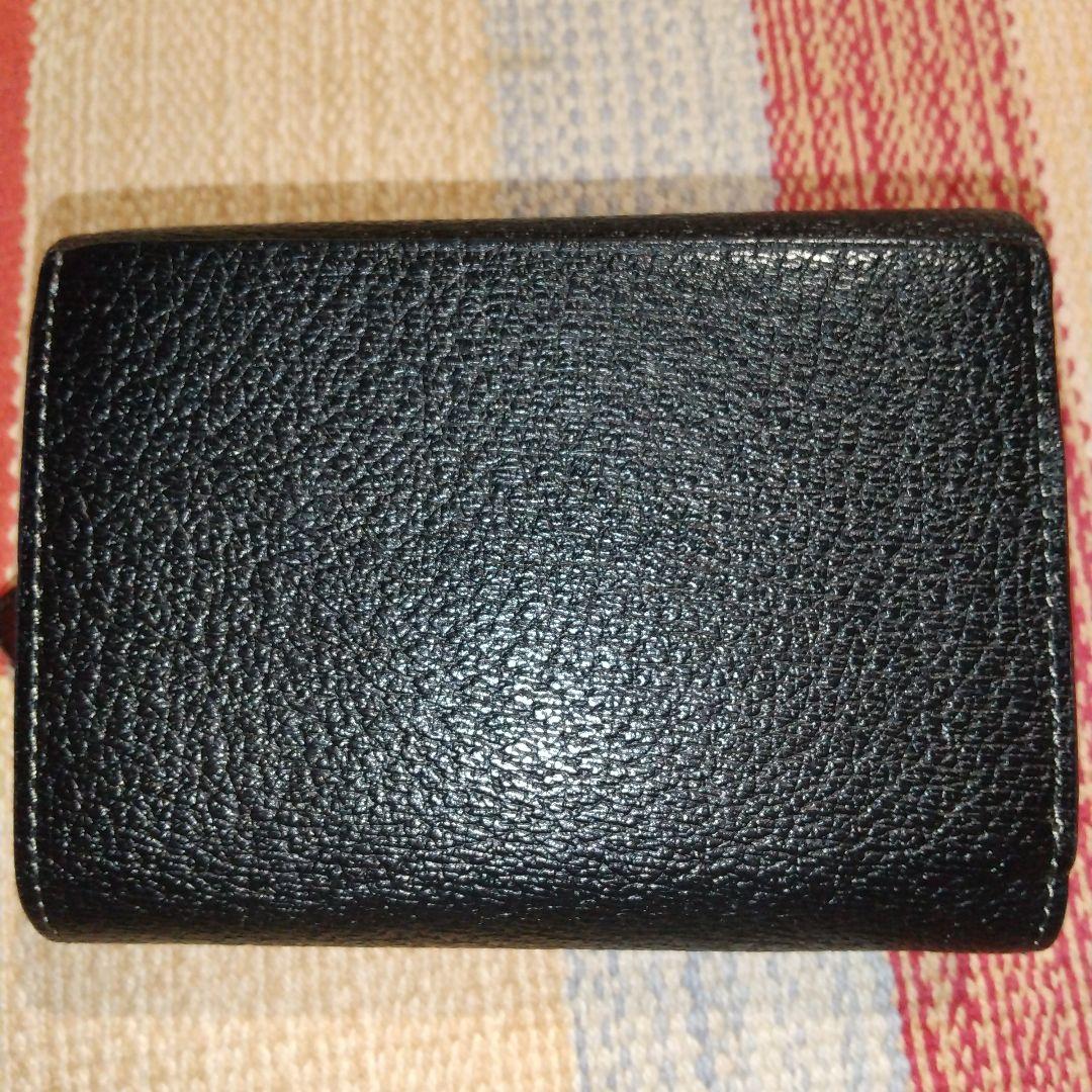 【美品】ヴィヴィアンウエストウッド　財布　3つ折財布　オーブ　ブラック　レザー