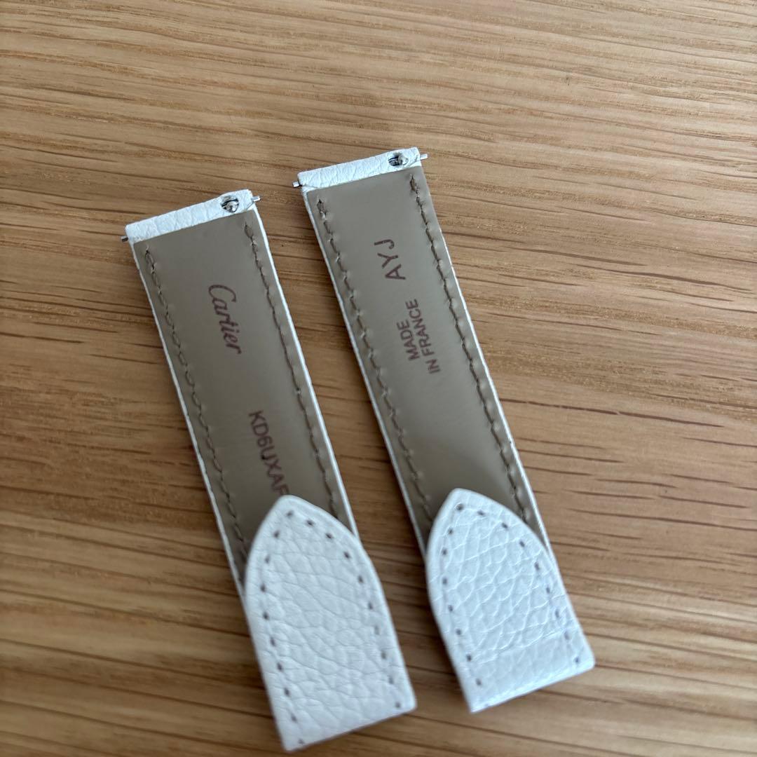 Cartier タンクソロSM ベルト　ホワイト