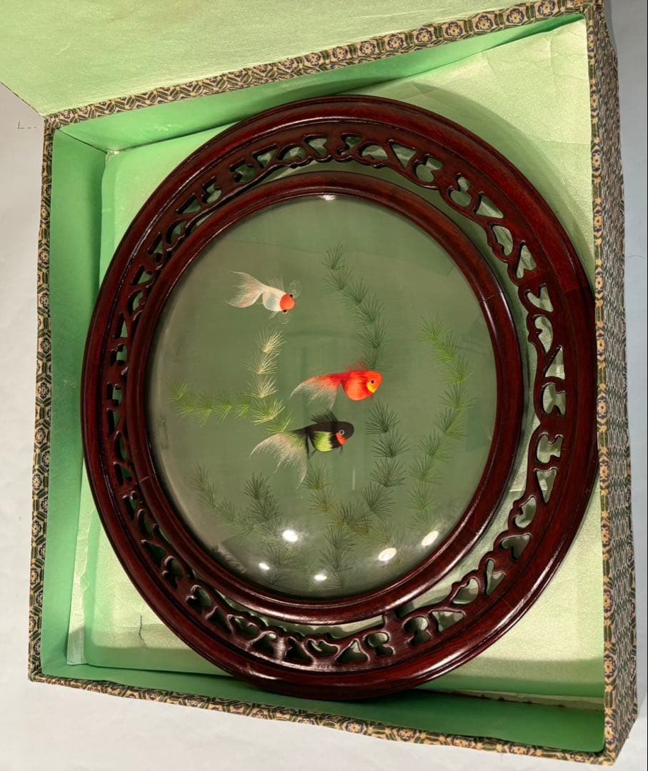 蘇州伝統工芸両面刺繍衝立