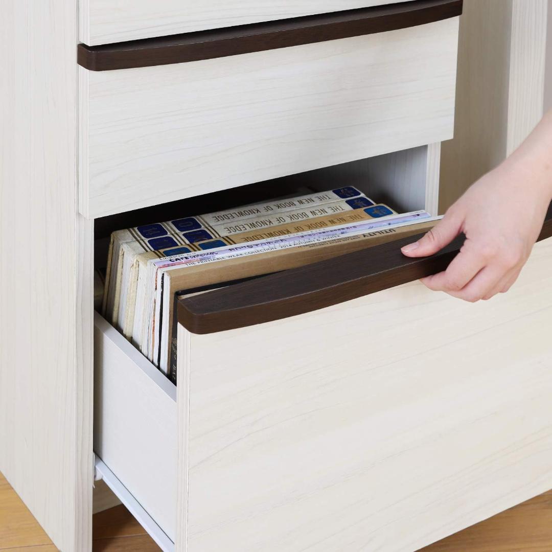 白井産業 チェスト アイボリー ホワイト SEP-7040HIV セパルテック