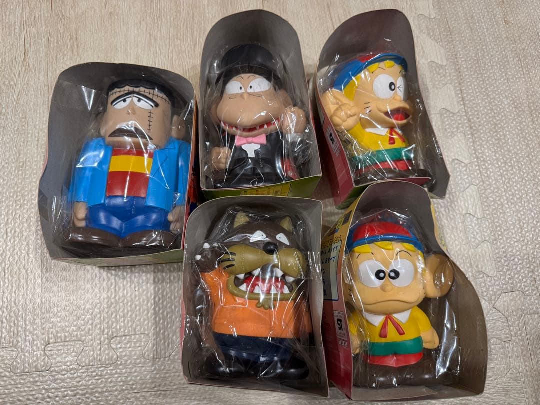怪物くん ソフビ貯金箱コレクション 全５体揃い「未開封 版権付」藤子不二雄