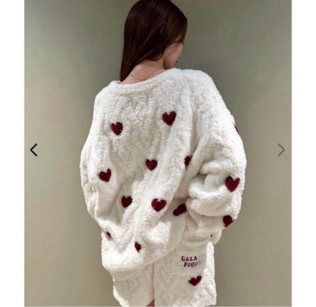 gelato pique ジェラートピケ ハートアラン 上下セット【未使用】