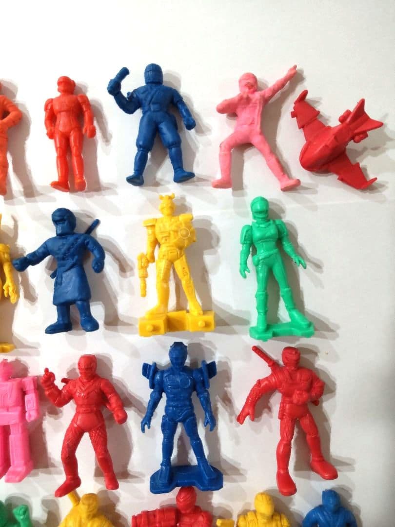 匿名配送 東映 戦隊 特撮 特警 ジライヤ 等フィギュア 消しゴム 昭和レトロ