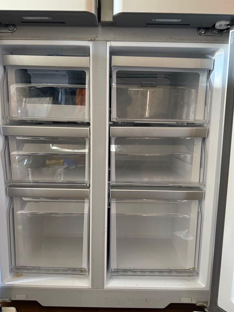 アクア　大型冷蔵庫　自動製氷機能付き　420L AQR-TZ42K (S)