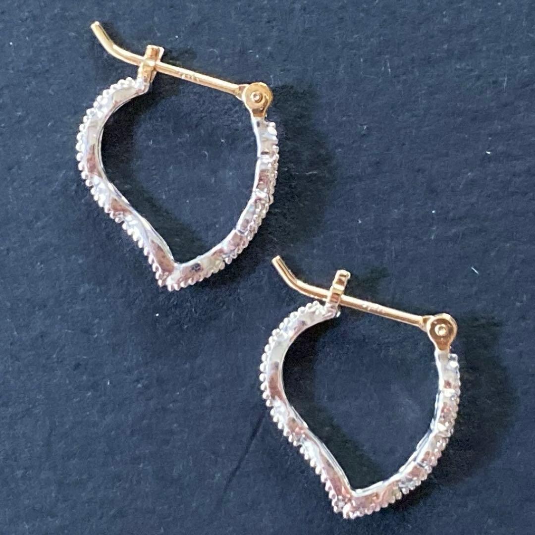 美品 agete シルバーピアス フープ 販売証明書付き