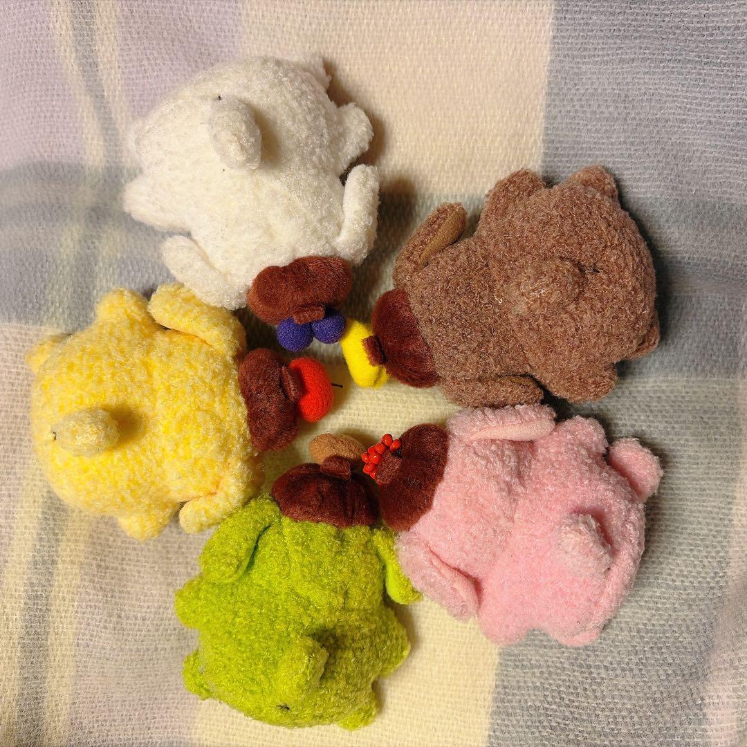 ポムポムプリン　5色　マスコット　レトロ