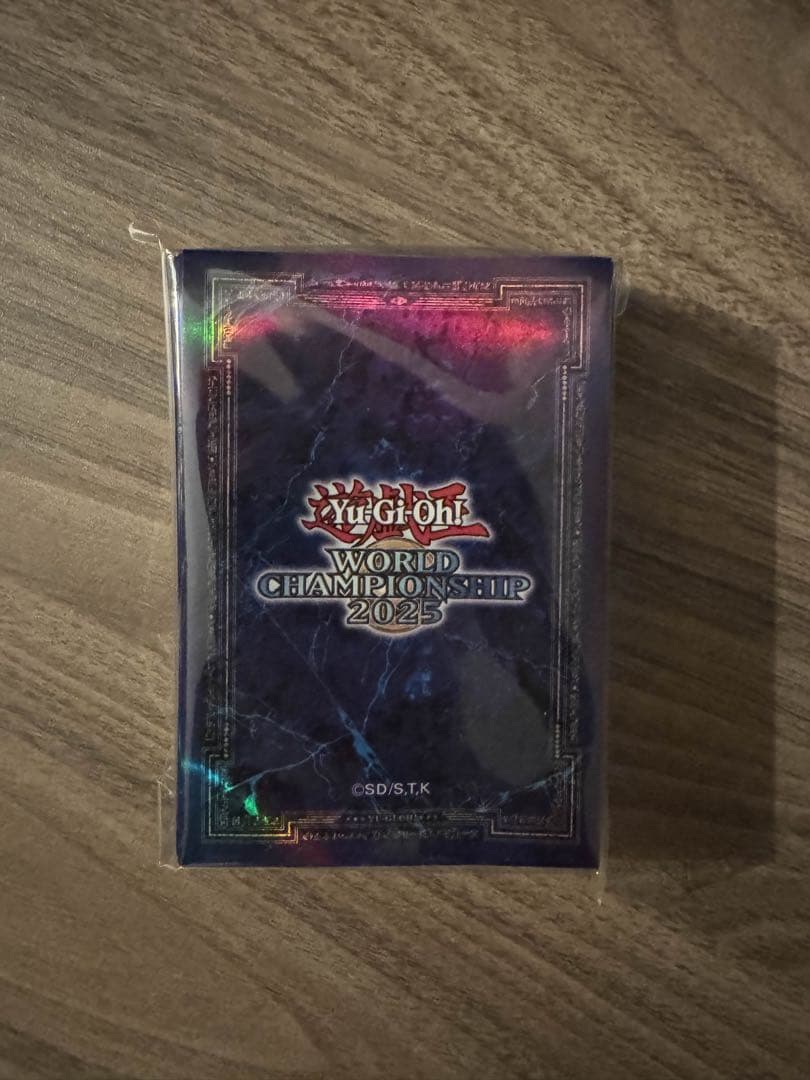 遊戯王WCS2025スリーブ 青　公式　パリ　世界大会　100入り