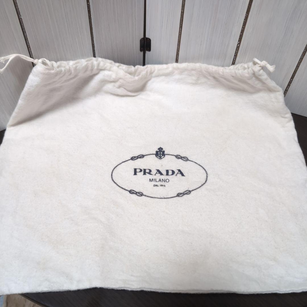 【専用ページ】　プラダ ＢＲ2806 ロゴプレート ハンドバッグ 　【パープル】