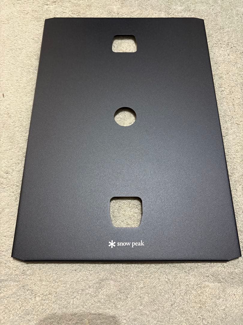 j*k様 スノーピークお詫びの品　 フラットバーナー専用 リッドトレーブラック一