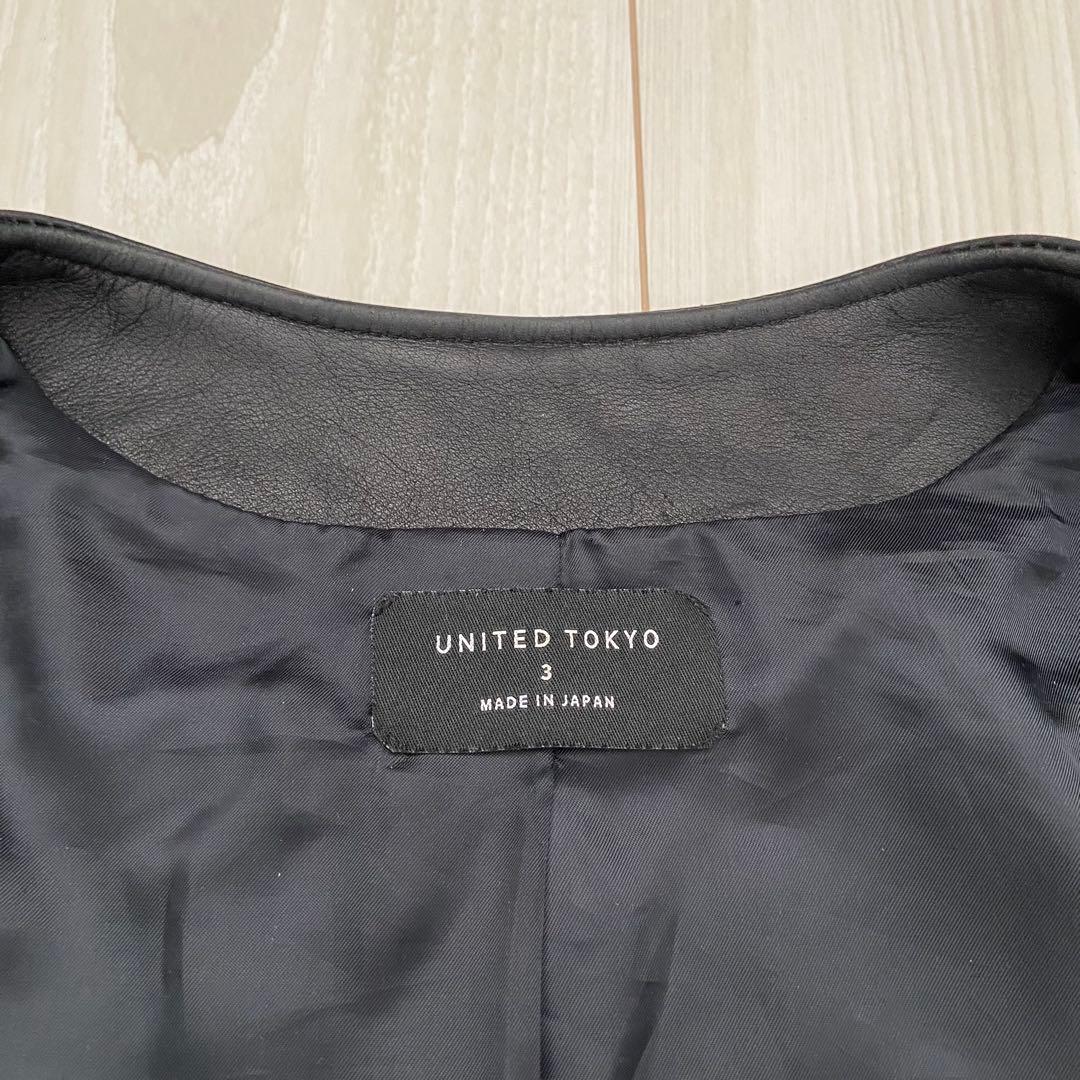UNITED TOKYO ユナイテッド トウキョウ 牛革 シングルライダース