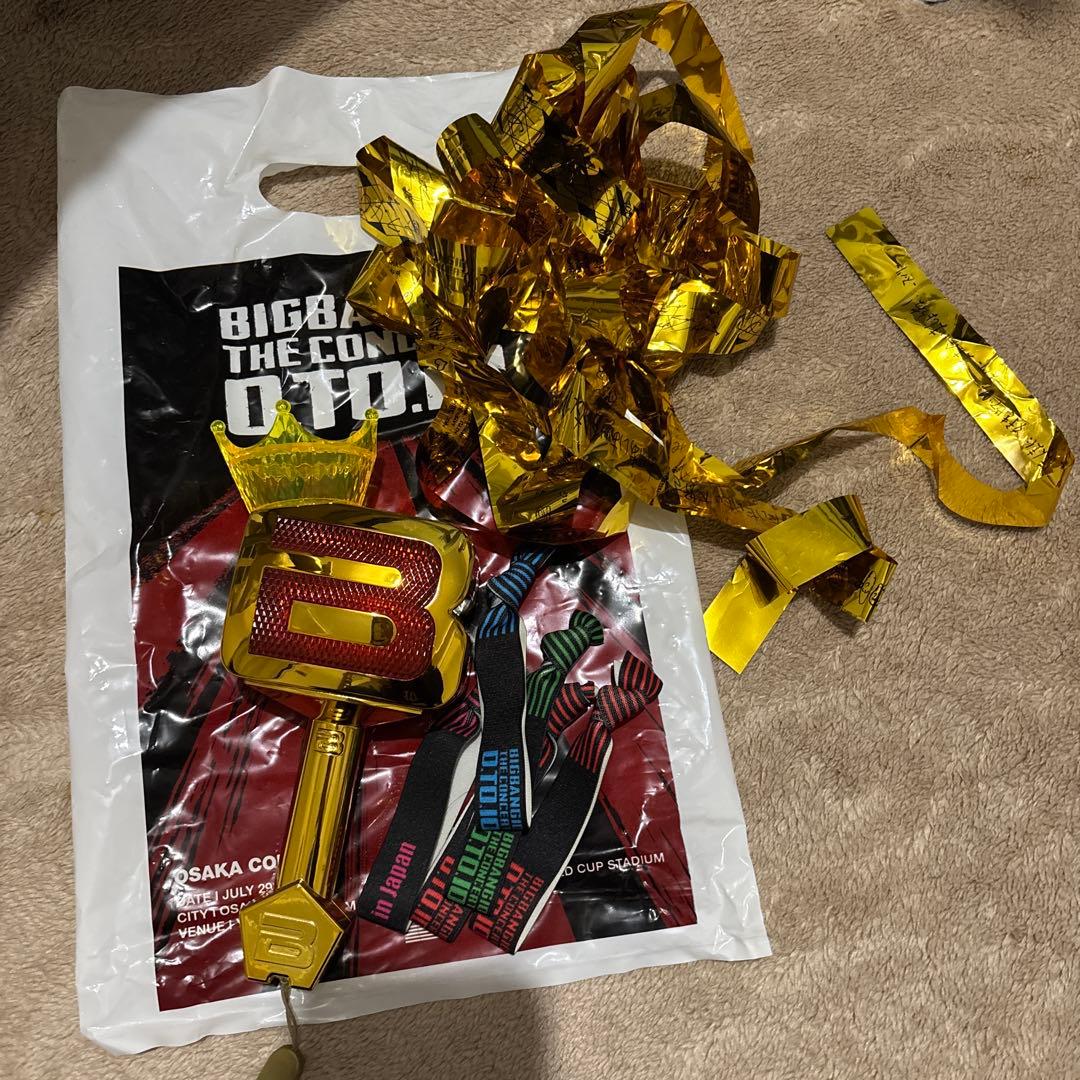 BIGBANG コンサート ペンライト 金テープ　バンド
