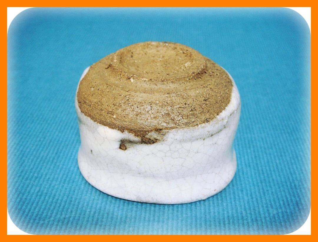 527『斑唐津 ぐい呑』　/骨董品 古美術 アンティーク 古玩