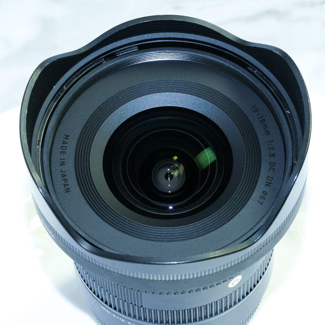 SIGMA 10-18mm F2.8 DC DN ソニーEマウントレンズ