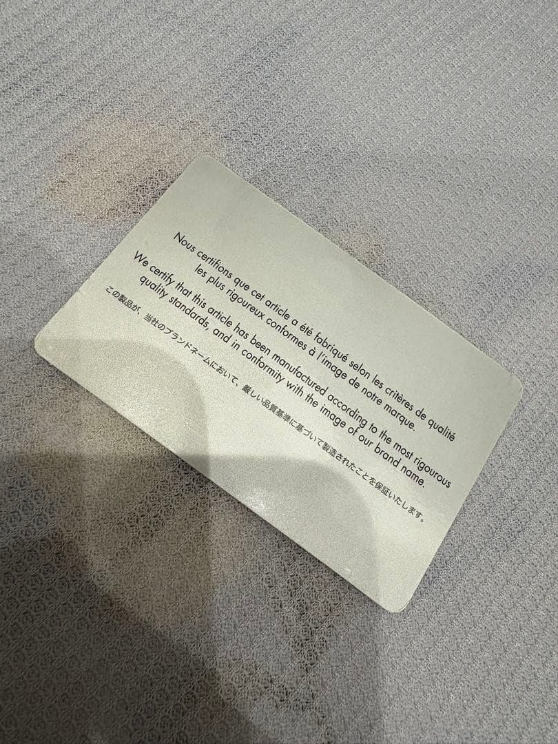 Dior ブラック レザー 二つ折り財布