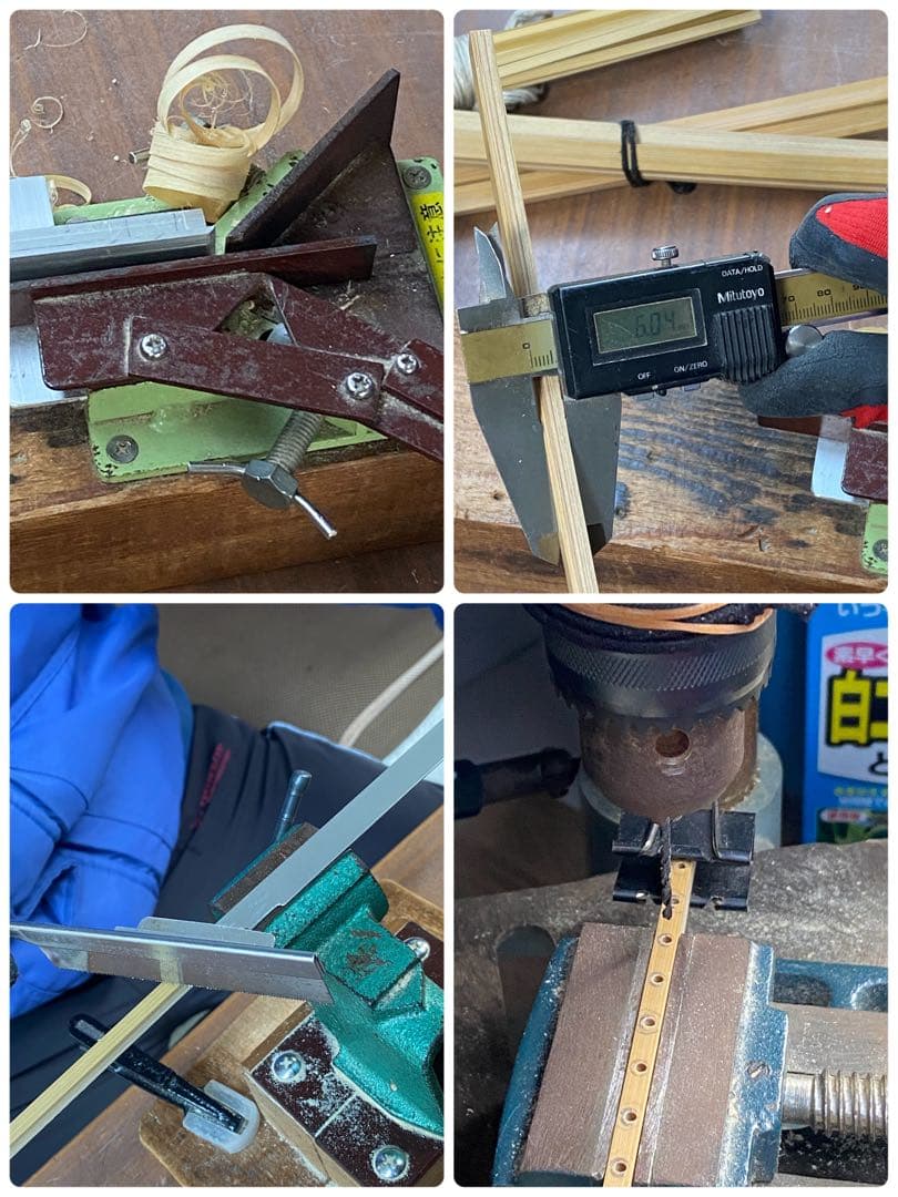 ⭐️限定値下げ　鳥籠　手作り　竹細工　工芸　匠④