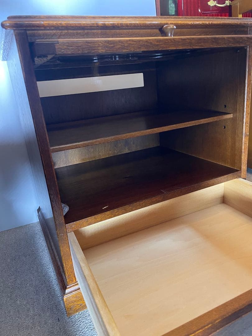 美品　三越家具　ブルージュ　英国スタイル　アールヌーボー　フラップ式