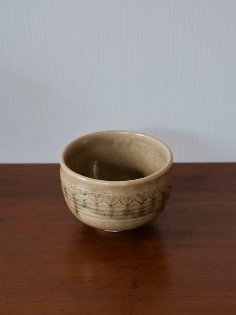 黄瀬戸　茶碗　茶道具　古道具　Q2298