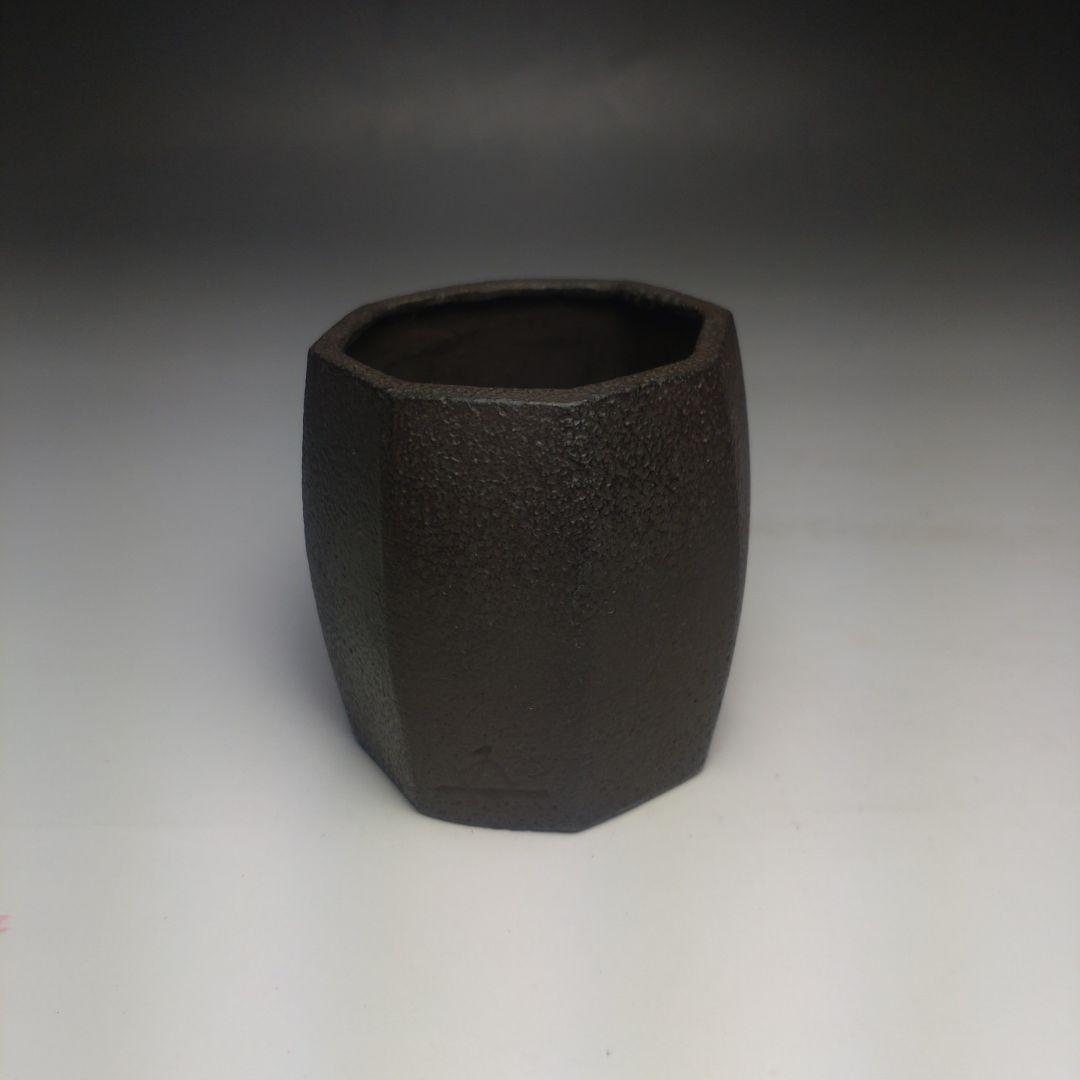 イ123 蓋置『14代　宮崎寒雉』『八角蓋置　鉄製』『不見斎ニ百会記念品』茶道具