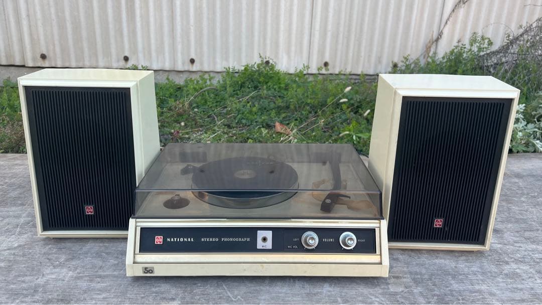 【O-140】National ナショナル レコードプレーヤー D-50