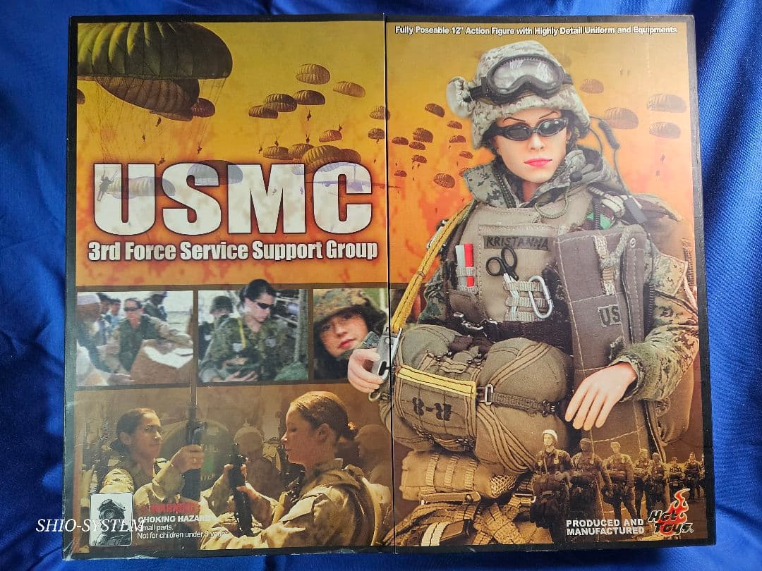 【未使用品】ホットトイズ 1/6 アメリカ海兵隊 女性兵士