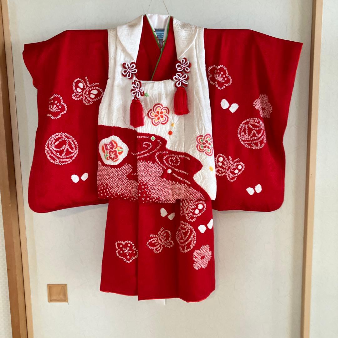 七五三用着物　　絹