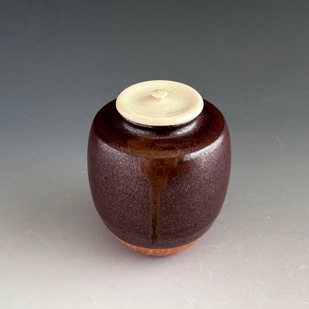 茶道具　大名物　北野肩付写　茶入　濃茶器　美濃光寿　共箱　稽古　奥伝　茶事　台子