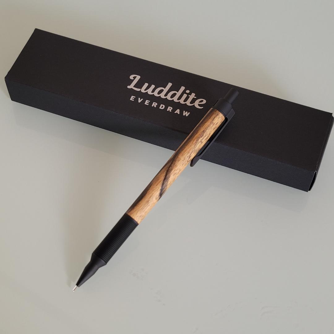 Luddite EverDraw エバードロー 銘木 ペールムーンエボニー 木軸