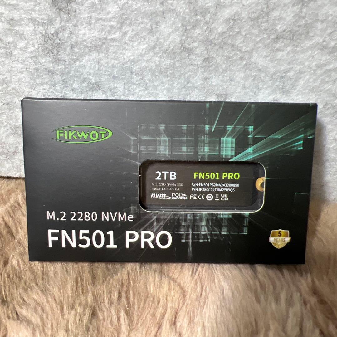 内蔵型SSD Fikwot FN501 Pro 2TB M.2 2280 NVMe SSD