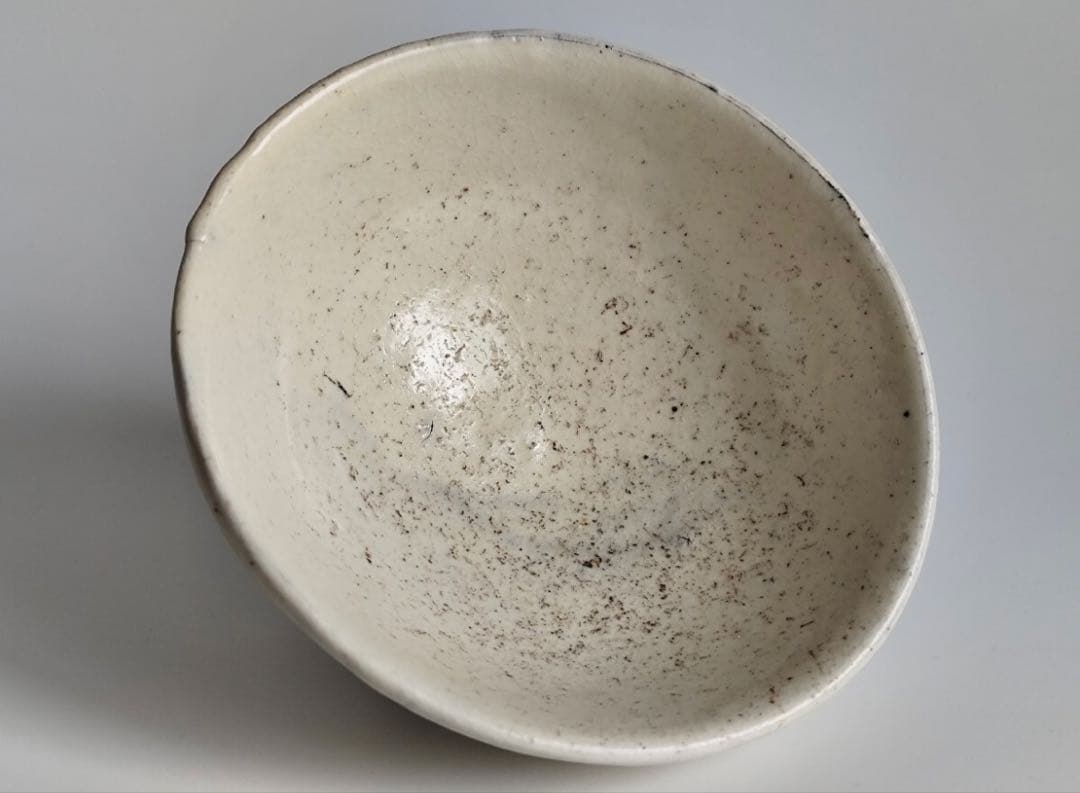 【新品】 森岡成好 粉引 碗 灰被 茶碗 / 陶器 陶芸 皿 茶道具 茶器 在銘