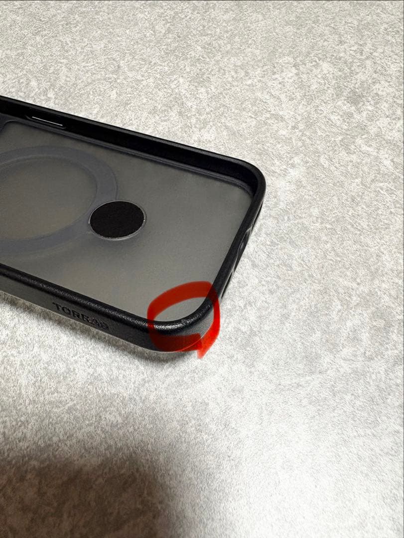 【傷・訳あり】iPhone 15 128gb 本体　黒　箱付き　ケース付き