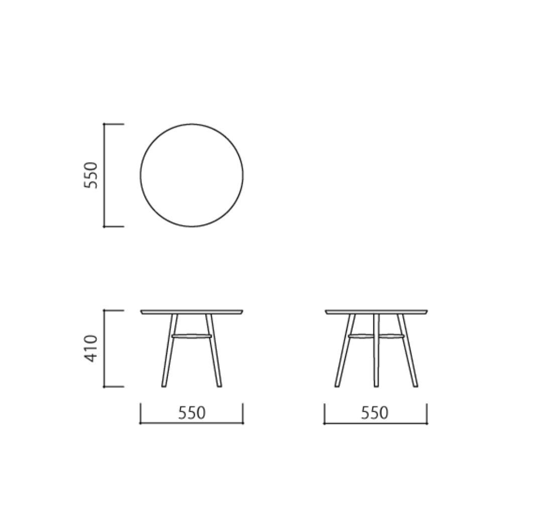 【IDEE】イデー　AO TABLE Natural(ローテーブル)
