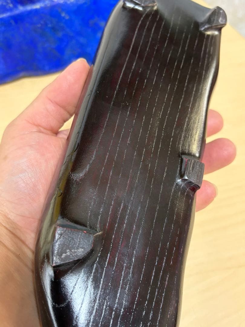 ラピスラズリ丸磨き台座込みで約3.3kg 色鮮やか　欠け割れ無し　高品質